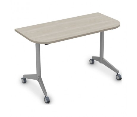 Складной радиусный стол Simple с фиксаторами (1650*600*750) 8ФСРР.103-S BEND new