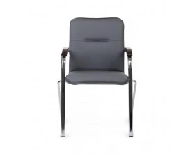 Стул Самба с деревянными подлокотниками SMB-02H Хром гальв. images