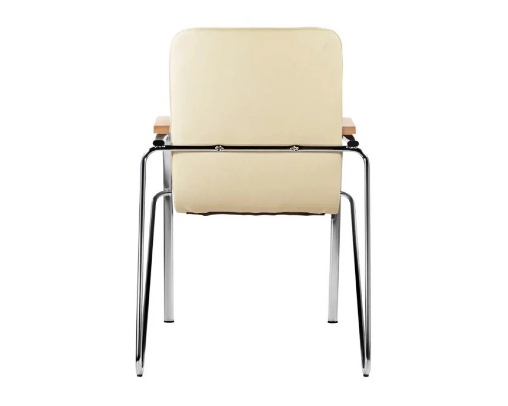 Стул D Samba RU сборный Экокожа, Бежевый/Бук