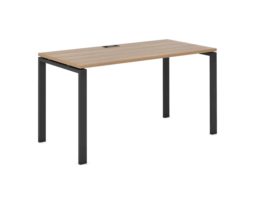 Стол письменный на П образном м/к 60х30 1600x800x750 Evolution Дуб честерфилд/Антрацит