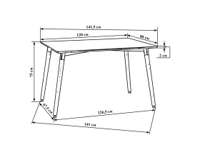 Стол обеденный SERRA WIDE images