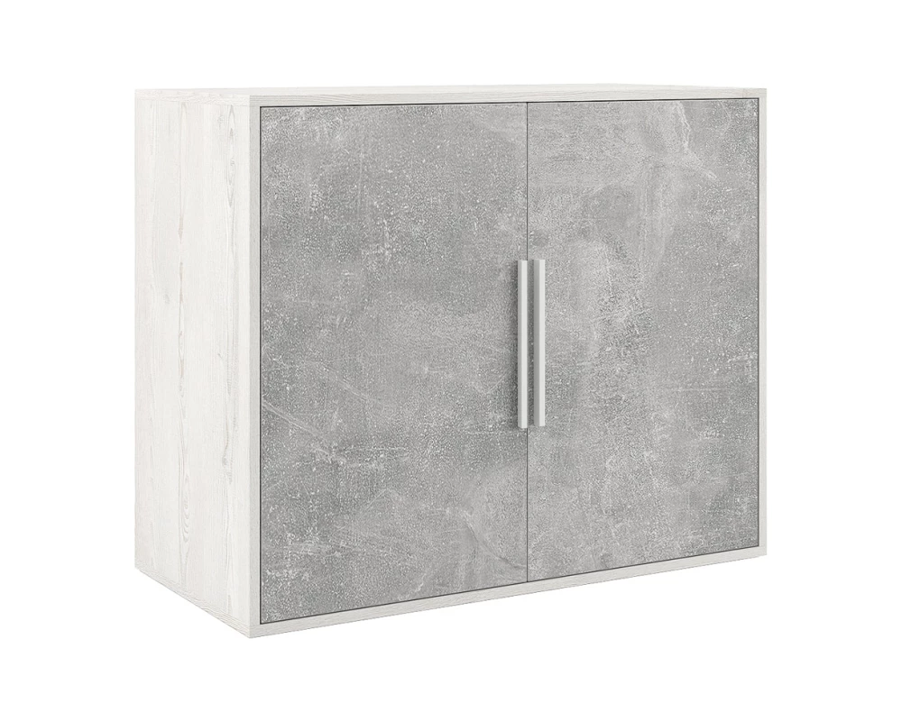 Креденция 2 двери B-tone Сосна/Бетон светлый