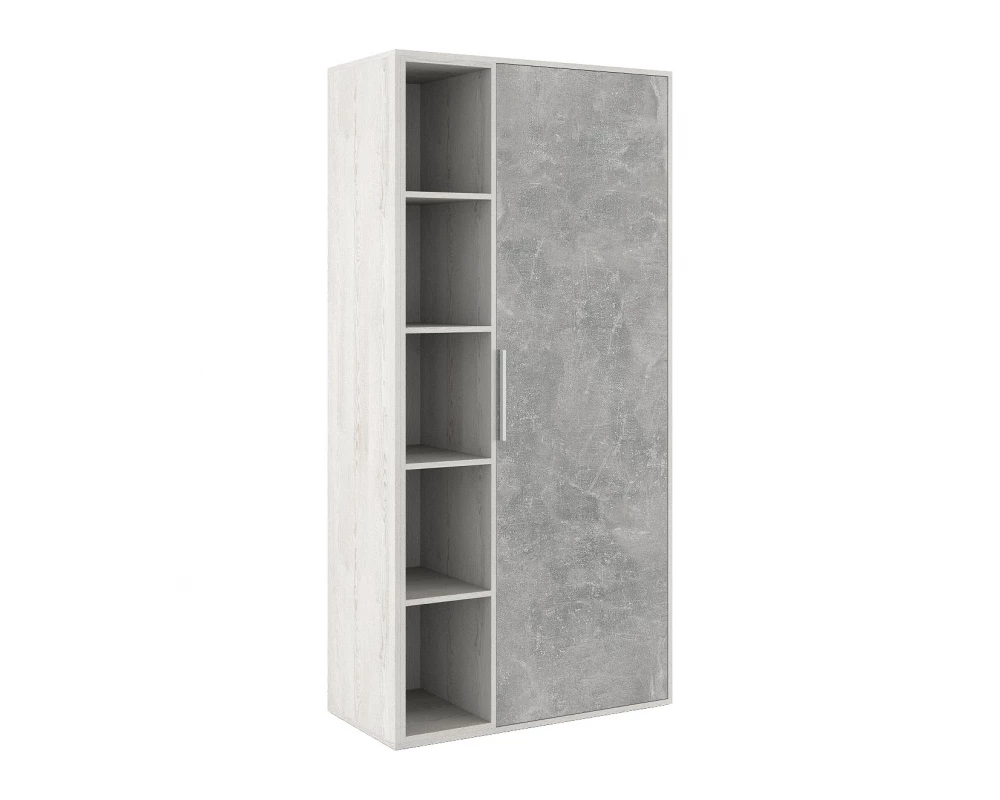 Шкаф комбинированный B-tone Сосна/Бетон светлый