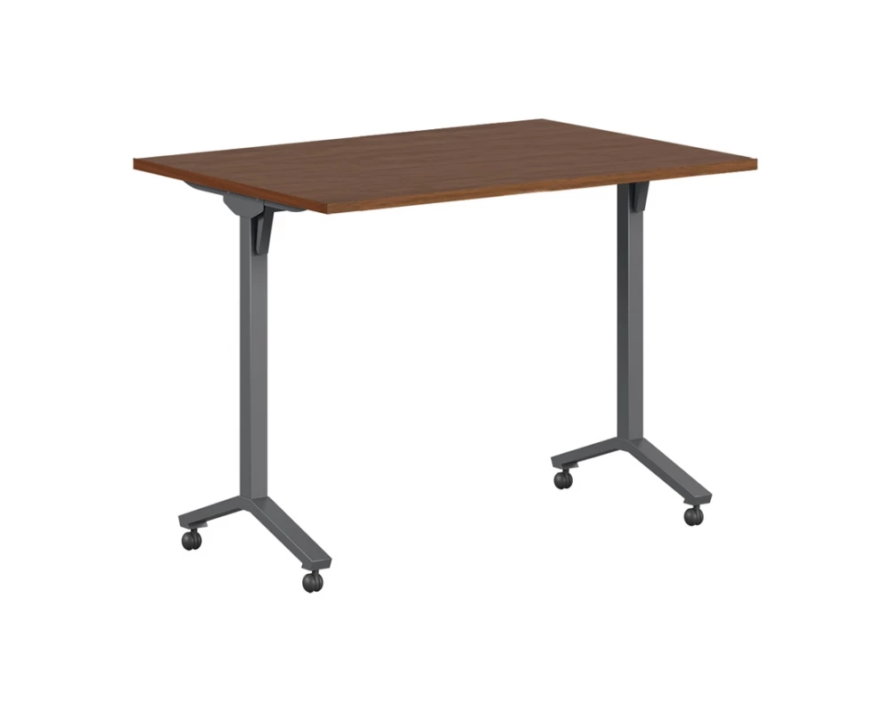 Стол мобильный складной 120 Trend Metal Орех