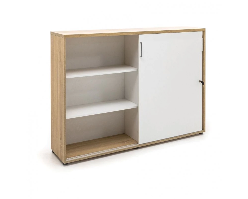Шкаф-купе 141x40x112 Tour Дуб калифорния/Белый