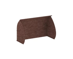 Кабина настольная скругленная на стол VE.KB2-138.8 1380x800x1000 AcustiX images