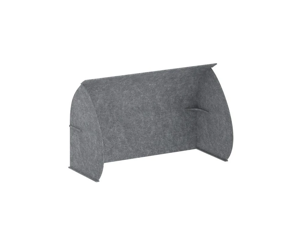 Кабина настольная скругленная на стол VE.KB2-158.6 1580x600x1000 AcustiX