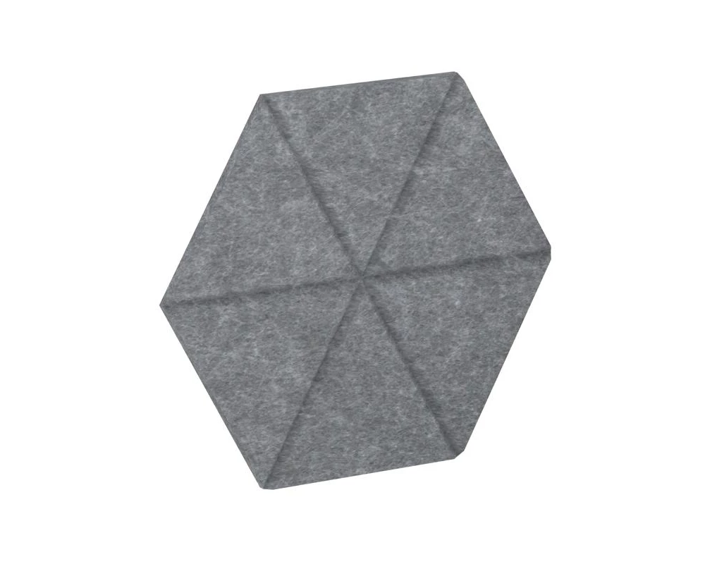 Настенная панель шестигранная (6 лучей) VE.NP-6G6LU-300 600x520x12 AcustiX