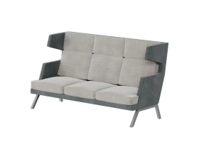 Диван трехместный высокий Алдо / Aldo images