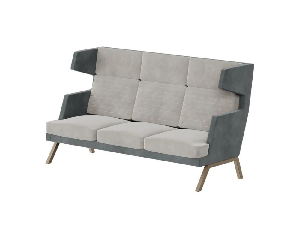 Диван трехместный высокий Алдо / Aldo