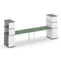 Кобо/Белый бриллиант/Металл белый