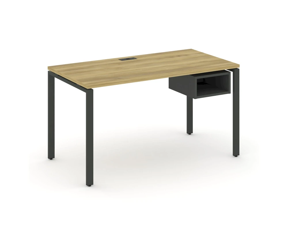 Стол рабочий с подвесной тумбой с 1 открытой нишей CN.SP-101 980x720x750 Концепт / Concept