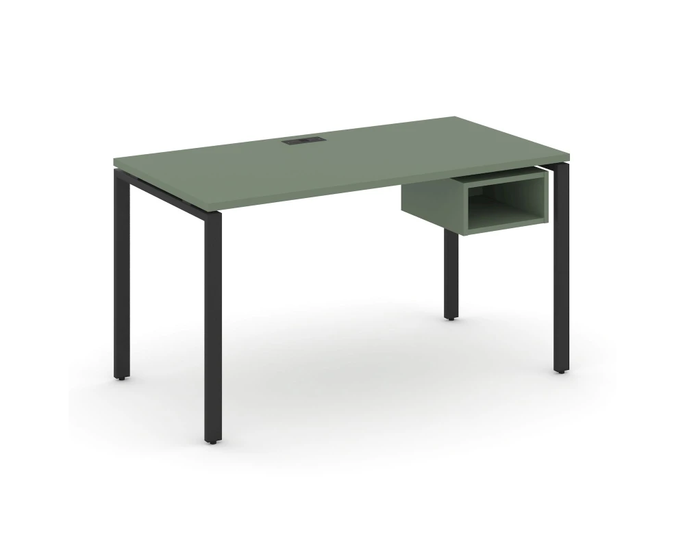 Стол рабочий с подвесной тумбой с 1 открытой нишей CN.SP-101 980x720x750 Концепт / Concept