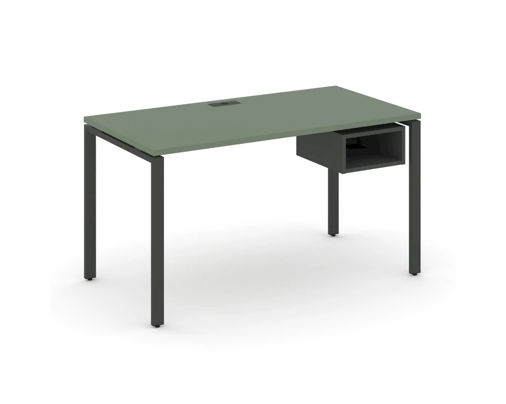 Стол рабочий с подвесной тумбой с 1 открытой нишей CN.SP-101 980x720x750 Концепт / Concept