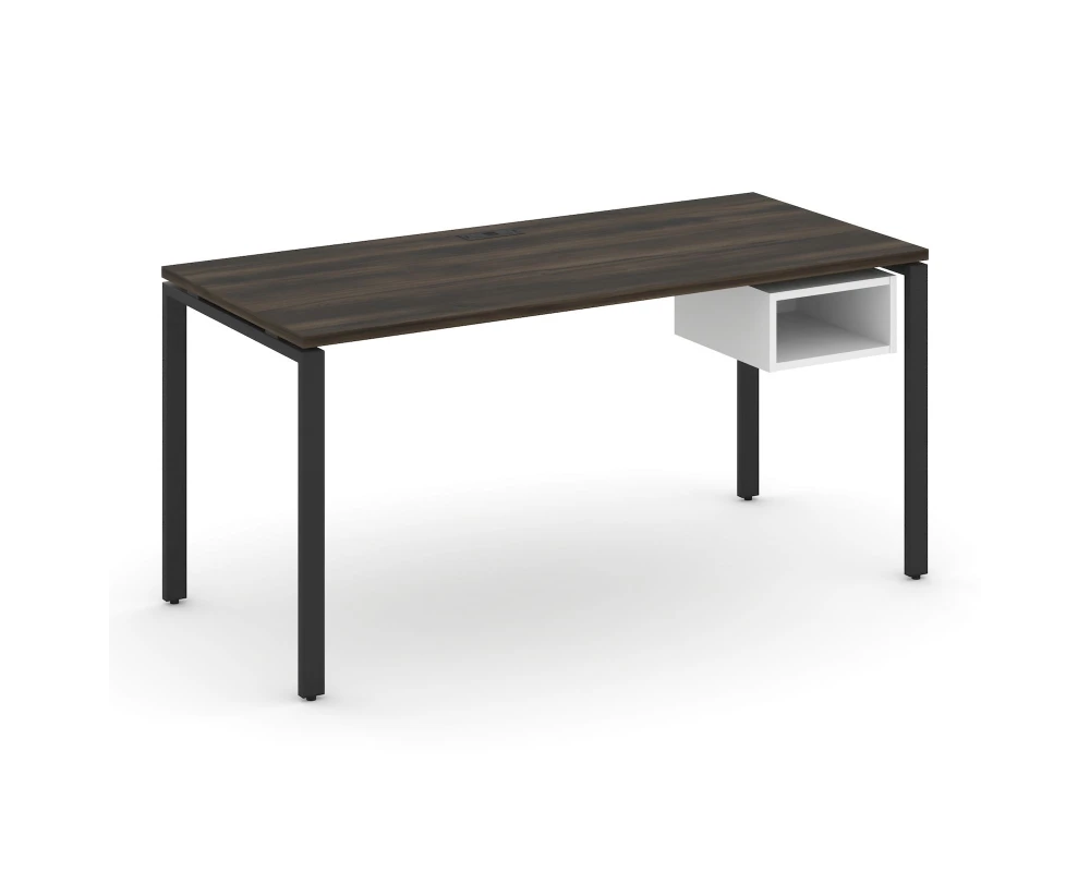 Стол рабочий с подвесной тумбой с 1 открытой нишей CN.SP-104 1580x720x750 Концепт / Concept