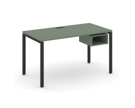 Стол рабочий с подвесной тумбой с 1 открытой нишей CN.SP-104 1580x720x750 Концепт / Concept images