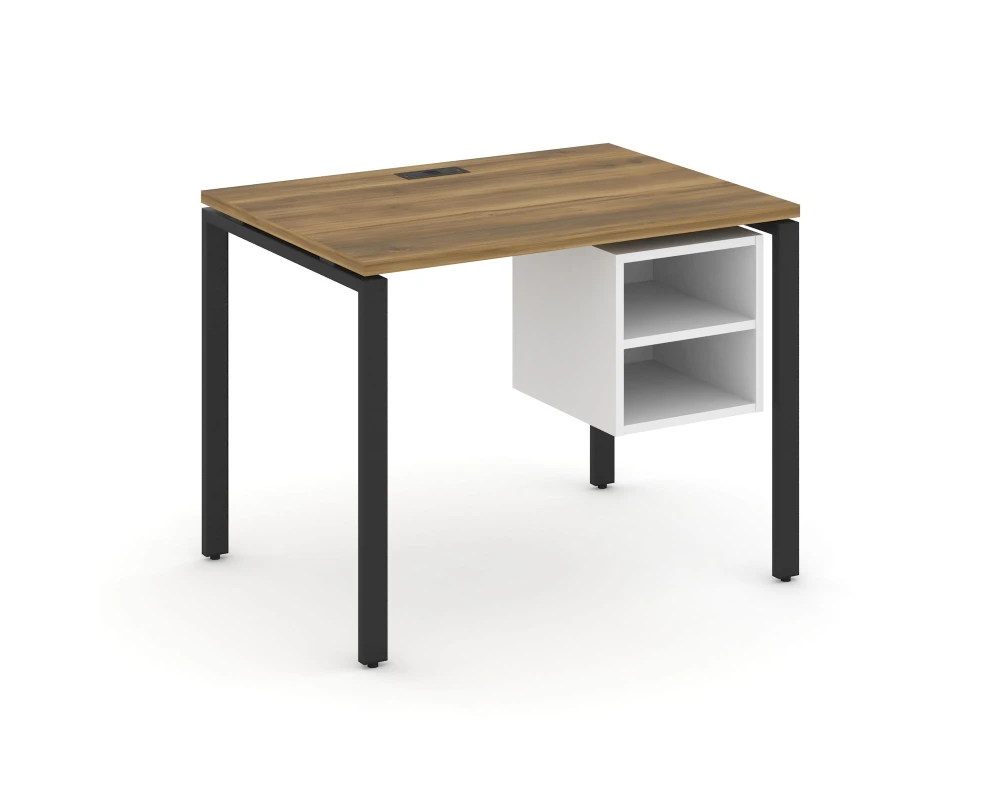 Стол рабочий с подвесной тумбой с 2 открытыми нишами CN.SP-105 980x720x750 Концепт / Concept