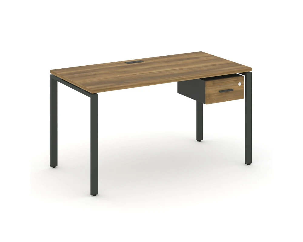 Стол рабочий с подвесной тумбой с одним ящ. CN.SP-109 W 980x720x750 Концепт / Concept