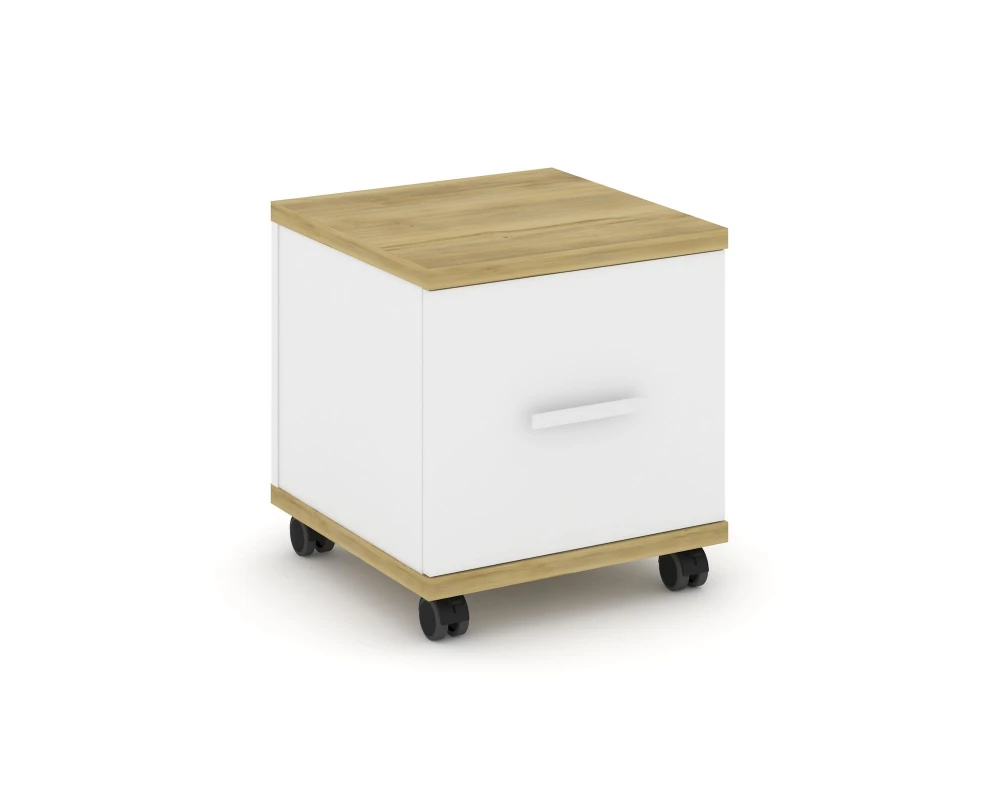 Тумба мобильная 1 распаш. фасад CN.TUM-007 W 420x420x448 Concept