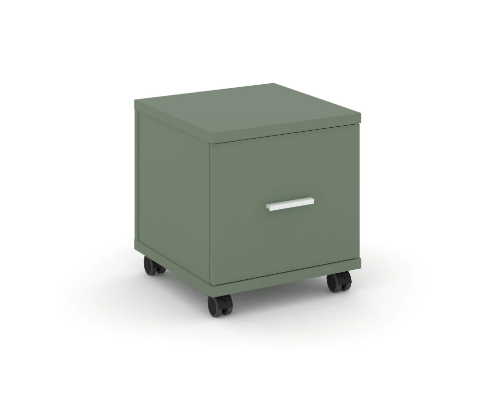 Тумба мобильная 1 распаш. фасад CN.TUM-007 W 420x420x448 Concept