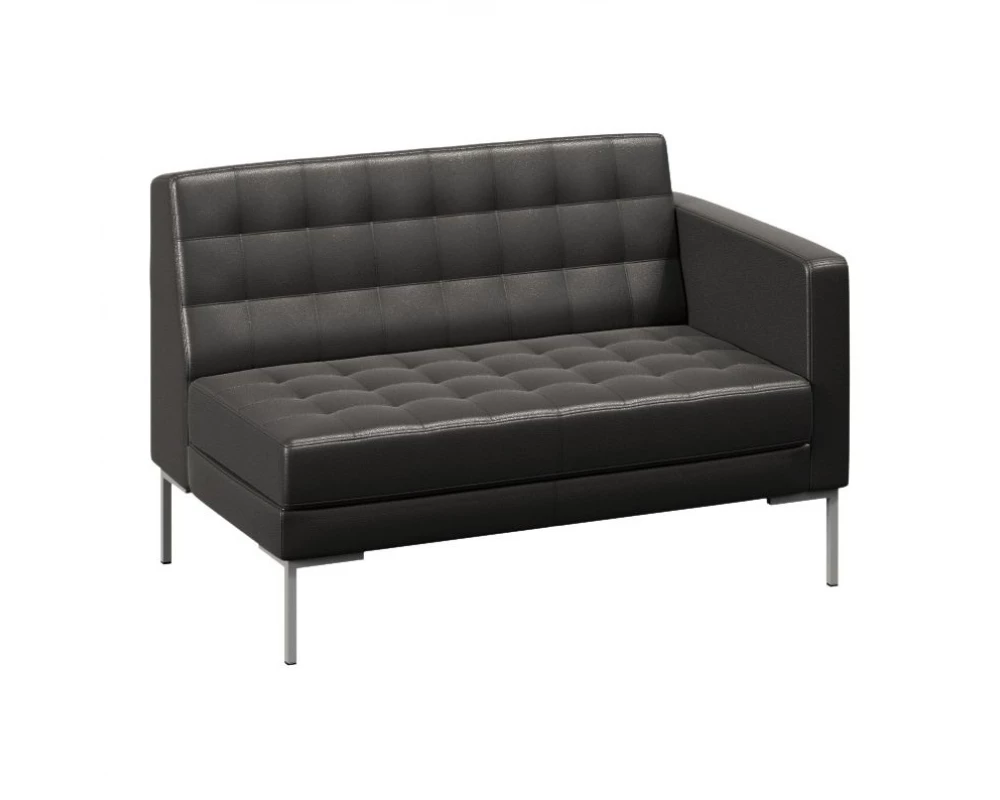 Секция с подлокотником двухместная правая Forest