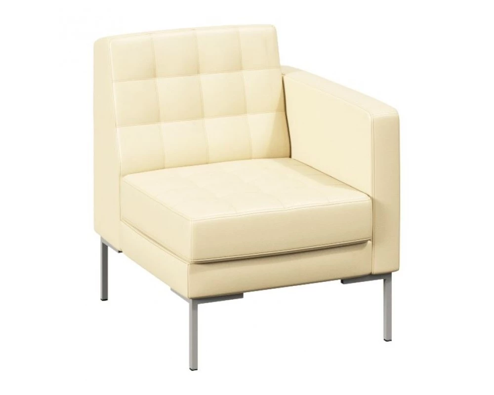 Секция с подлокотником одноместная правая Forest