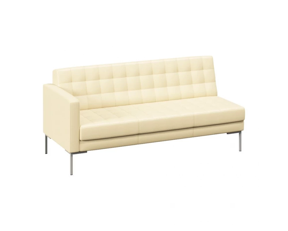 Секция с подлокотником трехместная левая Forest