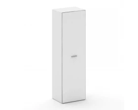 Шкаф средний высокий универсальный стекл. дверь 600x460x2000 Fresco images