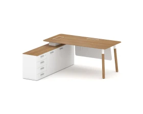 Стол руководителя левый 1800x1798x750 Фреско / Fresco images