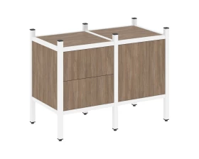 Прямой стеллаж L-01 862x446x636 Loft images