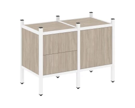 Прямой стеллаж L-01 862x446x636 Loft images