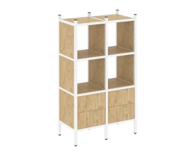 Прямой стеллаж L-03 862x446x1458 Лофт / Loft images