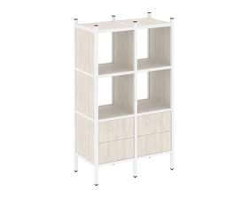 Прямой стеллаж L-03 862x446x1458 Лофт / Loft images