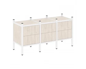 Прямой стеллаж L-06 1278x446x636 Loft images