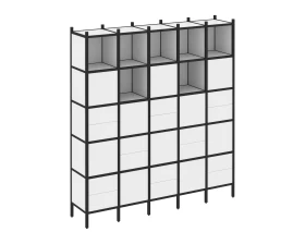 Прямой стеллаж L-10 2110x446x2280 Лофт / Loft images