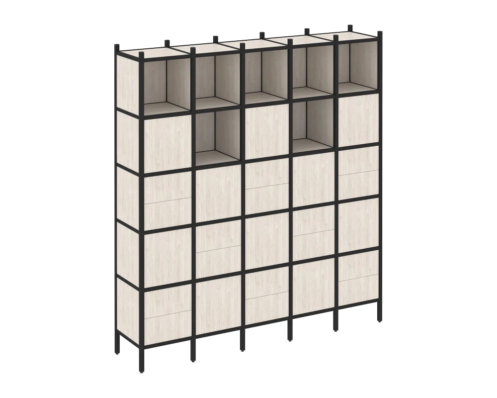 Прямой стеллаж L-10 2110x446x2280 Лофт / Loft