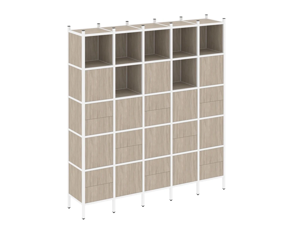 Прямой стеллаж L-10 2110x446x2280 Лофт / Loft