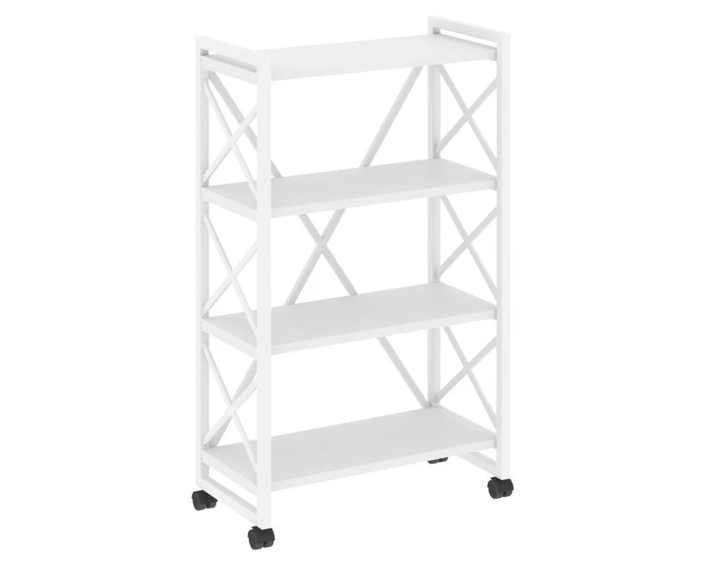 Стеллаж на колесных опорах - 4 полки 800х400х1334 Loft