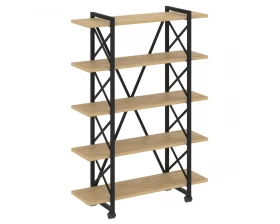 Стеллаж на колесных опорах - 5 полок 1200х400х1704 Loft images