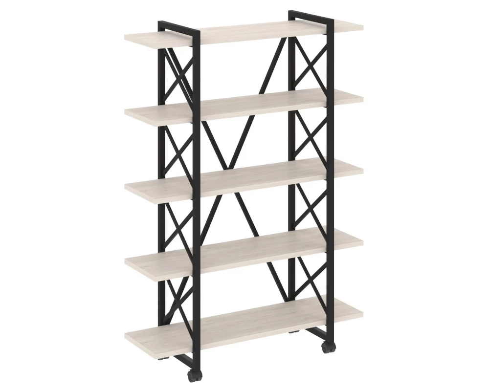 Стеллаж на колесных опорах - 5 полок 1200х400х1704 Loft