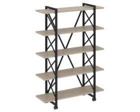Стеллаж на колесных опорах - 5 полок 1200х400х1704 Loft images