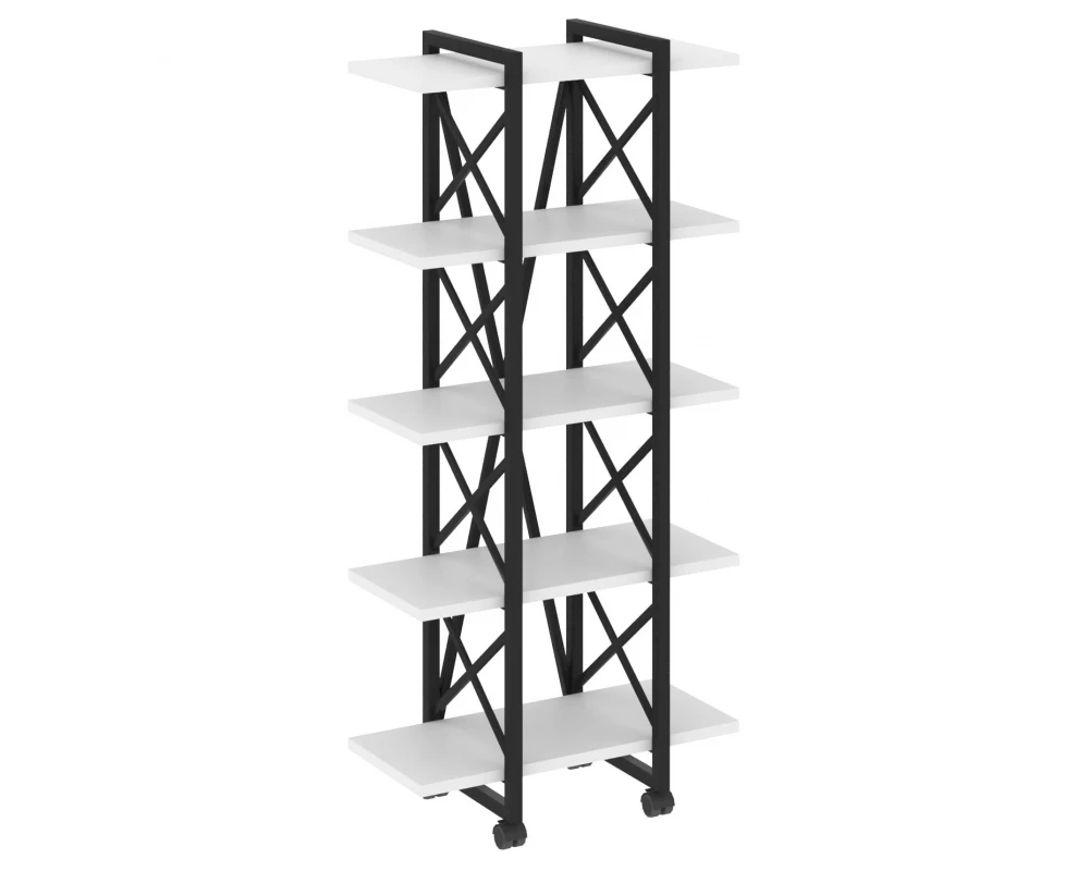 Стеллаж на колесных опорах - 5полок V 800х400х1704 Loft