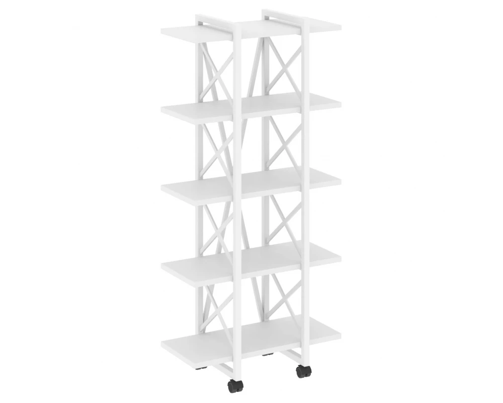 Стеллаж на колесных опорах - 5полок V 800х400х1704 Loft