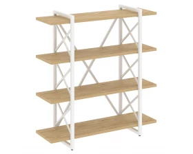 Стеллаж на регулируемых опорах - 4 полки 1200х400х1280 Loft images