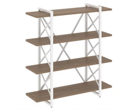 Стеллаж на регулируемых опорах - 4 полки 1200х400х1280 Loft images