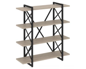 Стеллаж на регулируемых опорах - 4 полки 1200х400х1280 Loft images