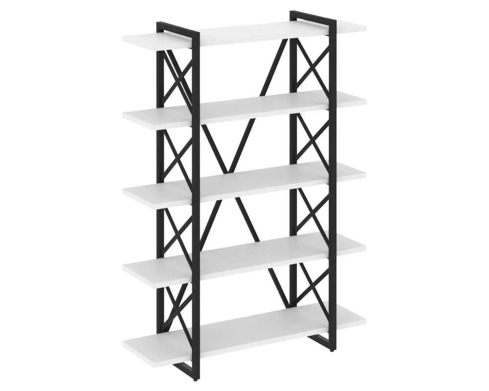 Стеллаж на регулируемых опорах - 5 полок 1200х400х1650 Loft