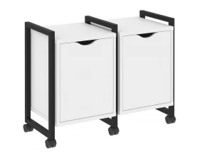 Тумба на колесных опорах наборная. Вариант №2 970х460х767 Loft images