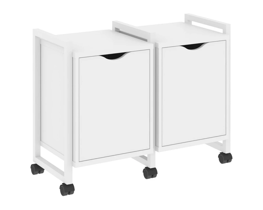 Тумба на колесных опорах наборная. Вариант №2 970х460х767 Loft