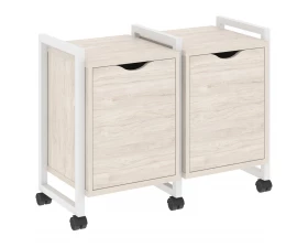 Тумба на колесных опорах наборная. Вариант №2 970х460х767 Loft images